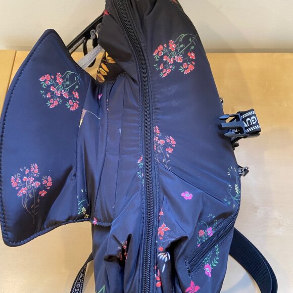 Desigual Floral Print Crossbody Bag With Multiple Zipper Compartments&Adjustable - Picture 10 of 16